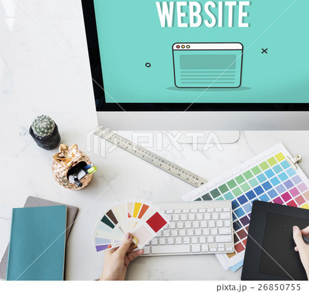 Web Design Template Graphic Concept Web Design Template Graphic Concept 26850755