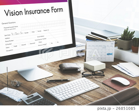 Vision Insurance Wellness Document Form Concept 26851085