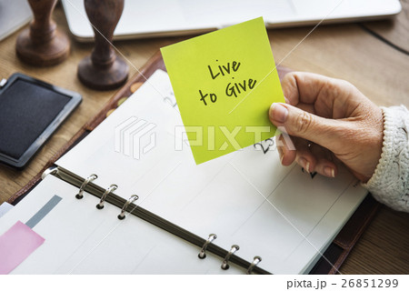 Live To Give Support Help Concept Live To Give Support Help Concept 26851299