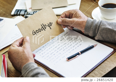 Goodbye Farewell Phrase Saying Leave Later Concept 26851420