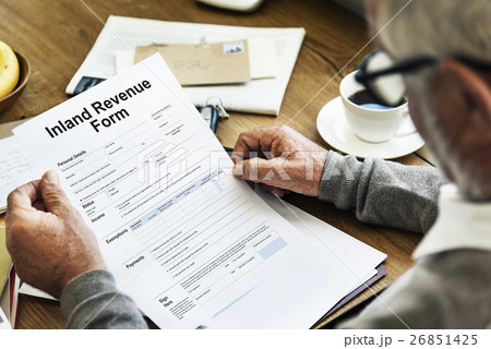 Inland Revenue Form Details Concept 26851425
