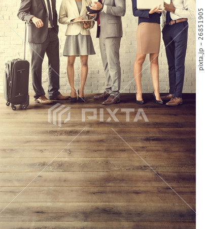 Business Team Working Research Planning Concept Business Team Working Research Planning Concept 26851905