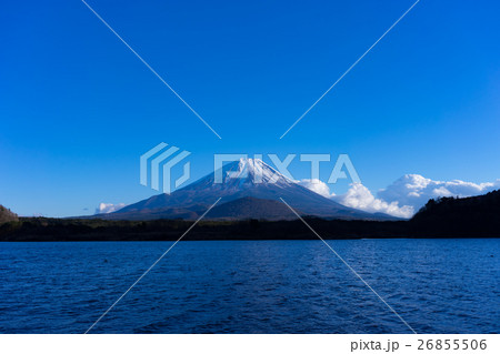 精進湖の富士山 26855506