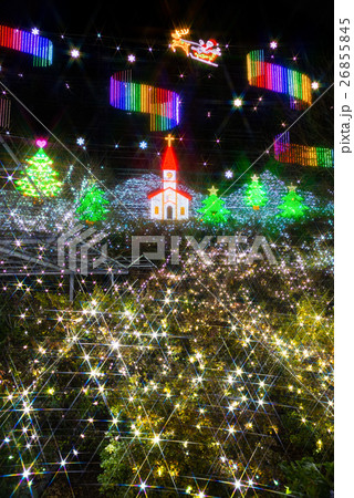 あしかがフラワーパーク イルミネーション 2016年 （栃木県足利市） 【クロスフィルター使用】 26855845