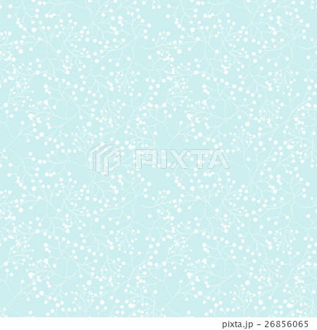 Cute seamless pattern with leaf brunchs 26856065