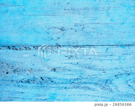Old blue painted timber wood texture 26856366