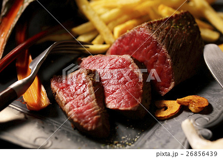 和牛　もも肉レアステーキ 26856439