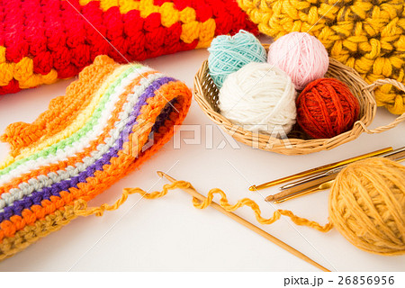 編み物　毛糸　ルームソックス　冷え性対策　 26856956