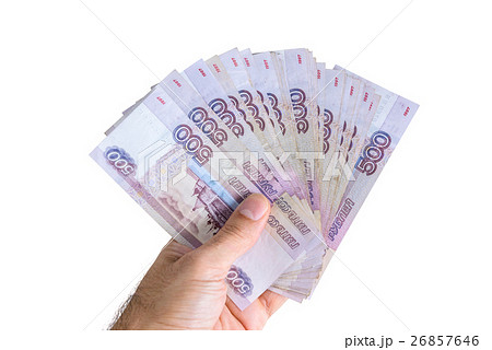 Banknotes in hand 26857646