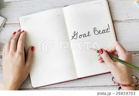 Goal Beat Aim Aspiration Believe Hopeful Mission Concept 26859703