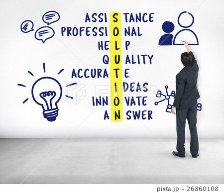 Business Plan Strategy Cross Words Graphic Concept 26860108