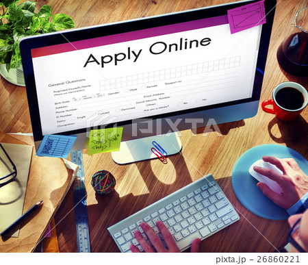 Apply Online Application Form Recruitment Concept Apply Online Application Form Recruitment Concept 26860221
