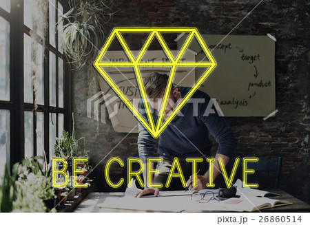 Be Creative New Imagination Innovation Graphic Concept 26860514