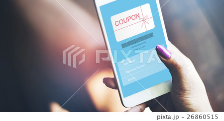 Coupon Gift Certificate Shopping Concept 26860515