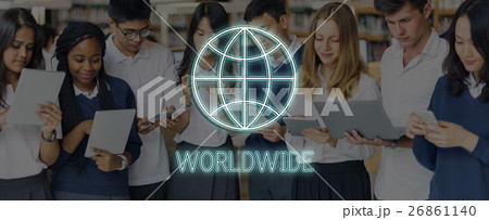 Global Connection Communication Networking Graphic Concept Global Connection Communication Networking Graphic Concept 26861140