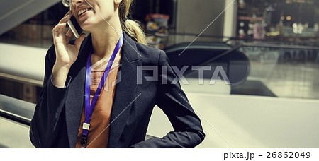 Businesswoman Vision Strategy the Way Forward Concept 26862049