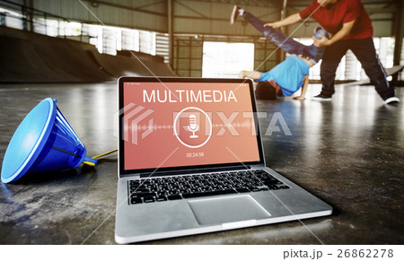 Microphone Audio Podcast Broadcast Media Graphic Concept Microphone Audio Podcast Broadcast Media Graphic Concept 26862278