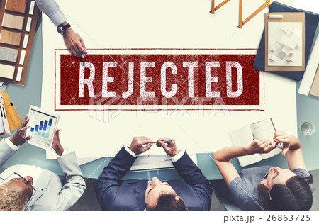 Banned Denied Declined Negative Stamp Concept 26863725