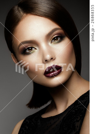 Beautyful girl with bright make up 26868355