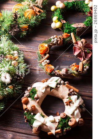 Christmas fair wreathes Christmas fair wreathes 26869402