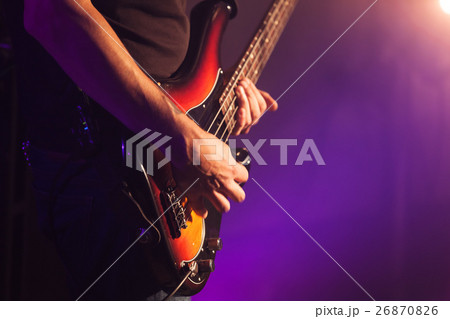 Rock bass guitar player hands Rock bass guitar player hands 26870826