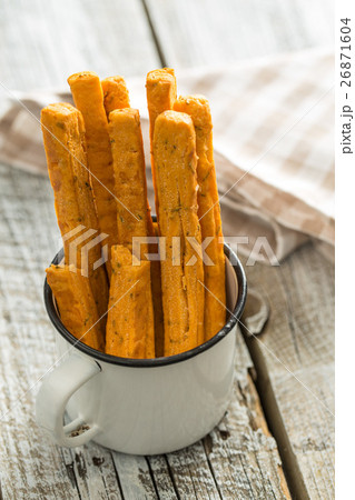 Crispy bread sticks. 26871604