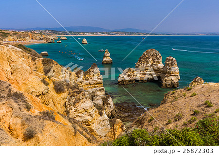 Beach near Lagos - Algarve Portugal Beach near Lagos - Algarve Portugal 26872303
