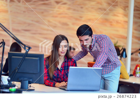 startup business young creative people group startup business young creative people group 26874223