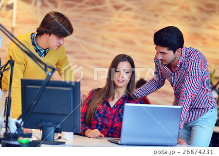 startup business young creative people group startup business young creative people group 26874231