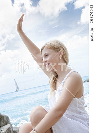 on the beach 26874643