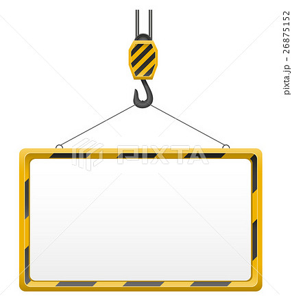 hook crane for building and blank template board  26875152