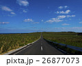 喜界島のまっすぐな道 26877073