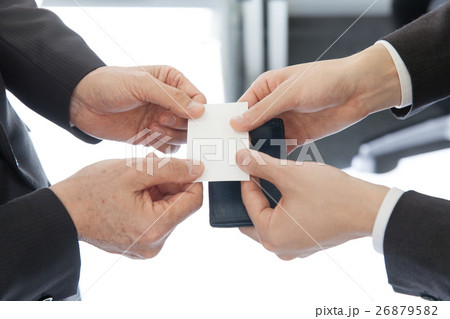 名刺交換 26879582