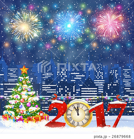 Christmas Winter Cityscape 26879668
