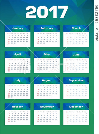 New Year Calendar 2017 Sunday First New Year Calendar 2017 Sunday First 26882766