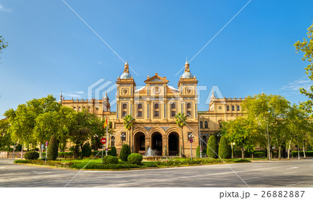 Main building of Plaza de Espana, an architecture Main building of Plaza de Espana, an architecture 26882887