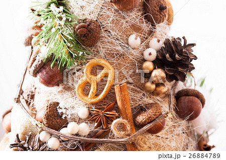 Rustic Christmas topiary 26884789