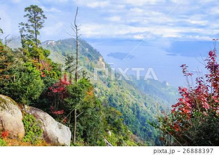 弥山登山道からの展望 26888397