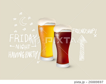 Friday night party vector design concept 26889697