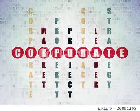 Finance concept: Corporate in Crossword Puzzle 26891205