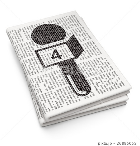 News concept: Microphone on Newspaper background News concept: Microphone on Newspaper background 26895055