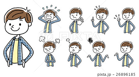 男の子：セット、バリエーション 26896185