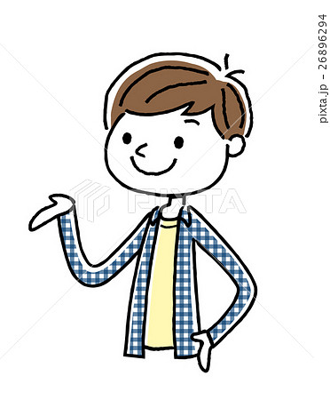 男の子：紹介、案内 26896294