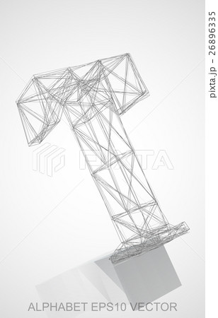 Vector illustration of a Pencil sketched T. Hand Vector illustration of a Pencil sketched T. Hand 26896335