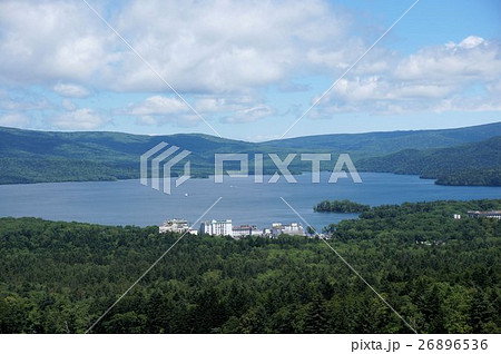展望台から見る阿寒湖 展望台から見る阿寒湖 26896536