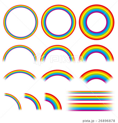 虹の素材 26896878