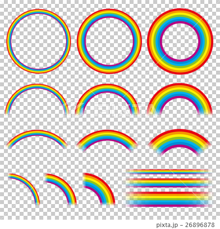 虹の素材 26896878