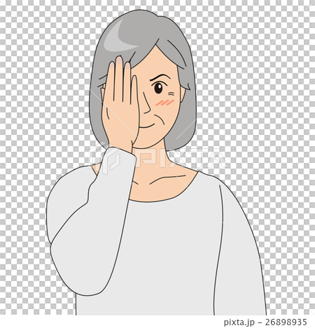 Eye examination _ Elder women 26898935