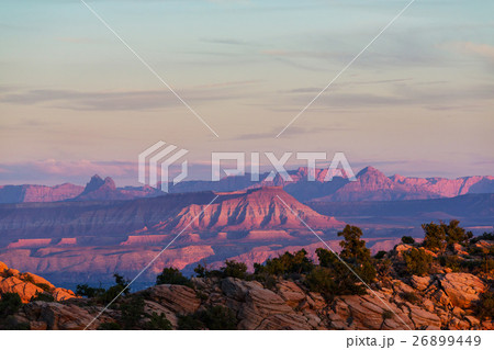Zion at sunset 26899449