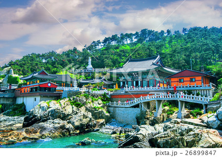 Haedong Yonggungsa Temple and Haeundae Sea. 26899847